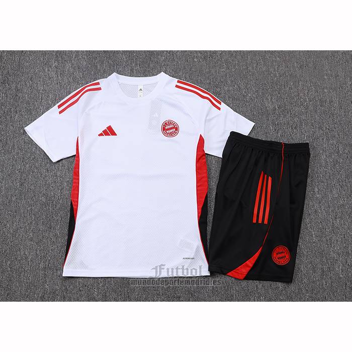 Chandal del Bayern Munich Manga Corta 2025-2026 Blanco - Pantalon Corto